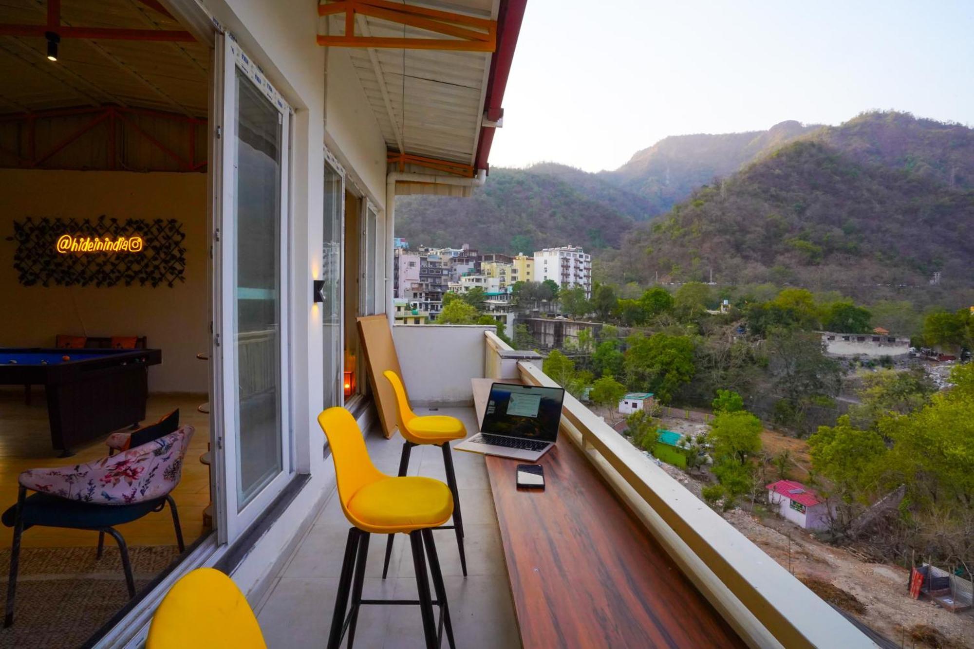 Hide-In Rishikesh, Laxman Jhula Hostel Екстериор снимка
